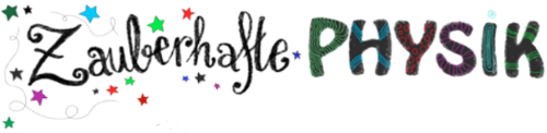 Zauberhafte Physik Schriftzug